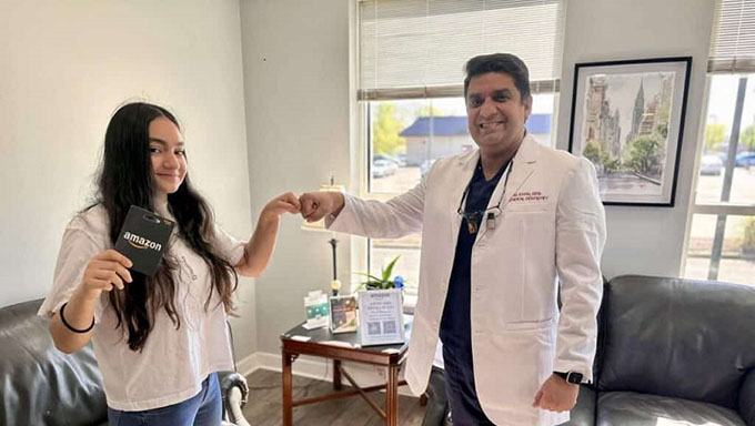 Doctor with a patient