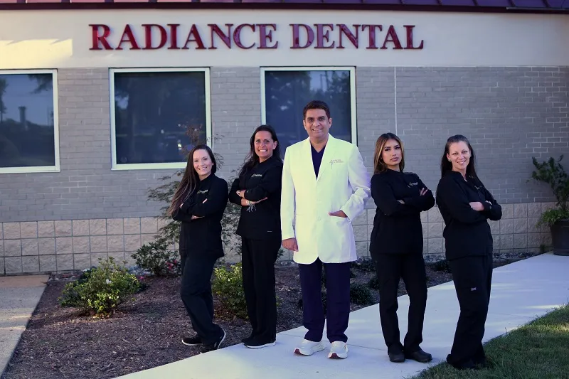 Dr. Khan with the team